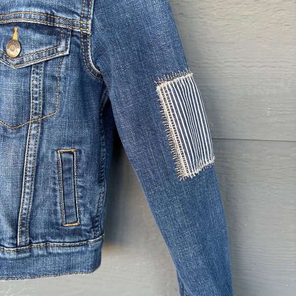Cat & Jack Girls Medium Jean Jacket - Picture 5 of 9